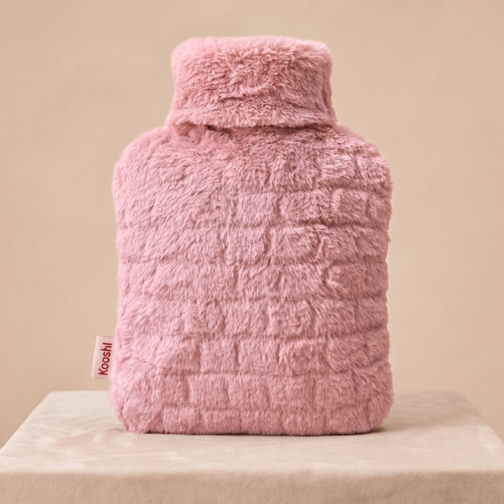 Kooshl Glow | Premium Wärmekissen | Kuschelfell Ziegelmuster