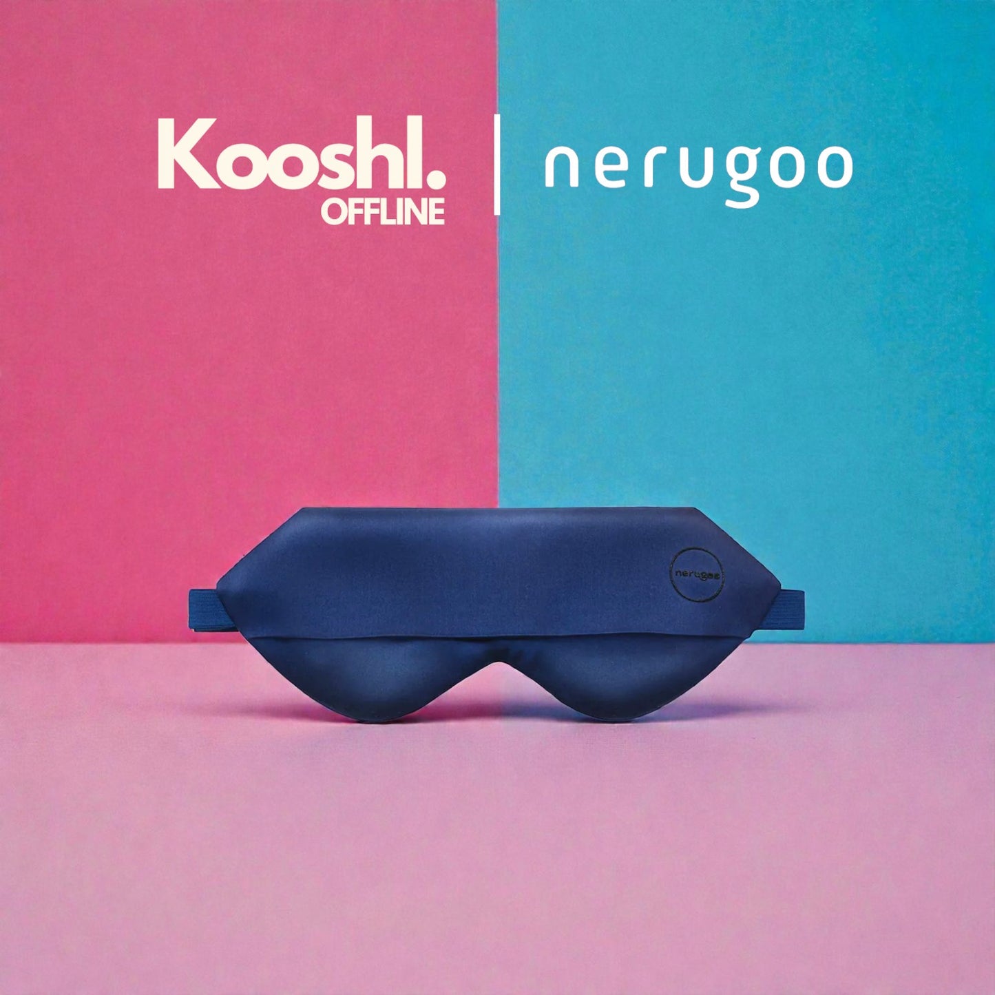 Kooshl Offline Mask | Beheizbare Seiden-Augenmaske | Powered by Nerugoo