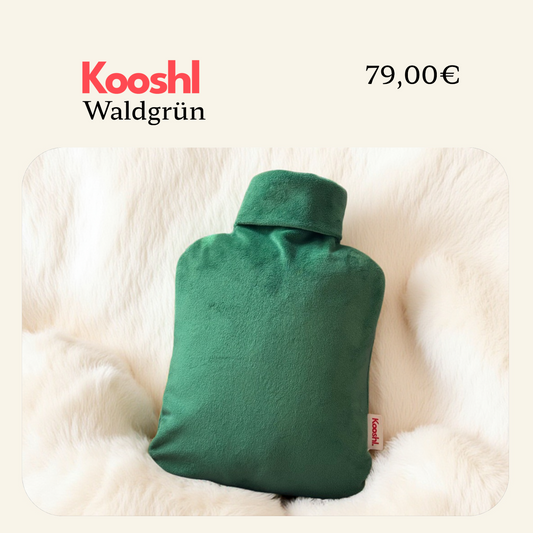 Kooshl Glow | Premium Heated Cushion | Comfort-Stretch Forrest Green